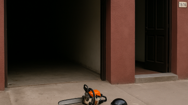 Robo en una vivienda de la calle 57: se llevaron una motosierra y un casco
